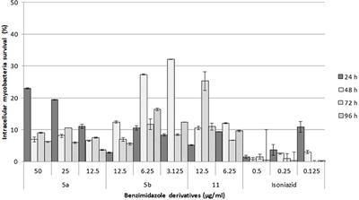 Synthesis and Antimycobacterial Activity of 2,5-Disubstituted and 1,2,5-Trisubstituted Benzimidazoles